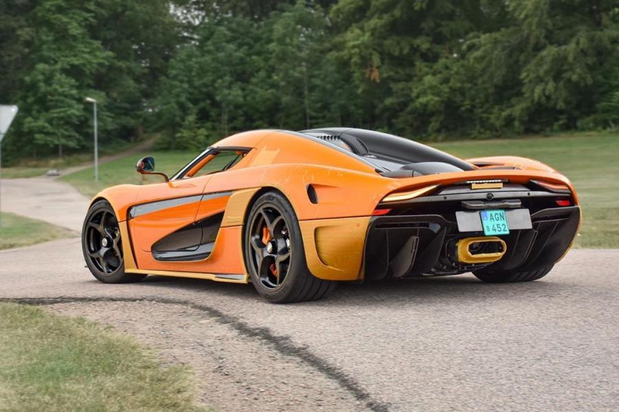  Koenigsegg Regera in Orange 2019 года  (фото 3 из 4)